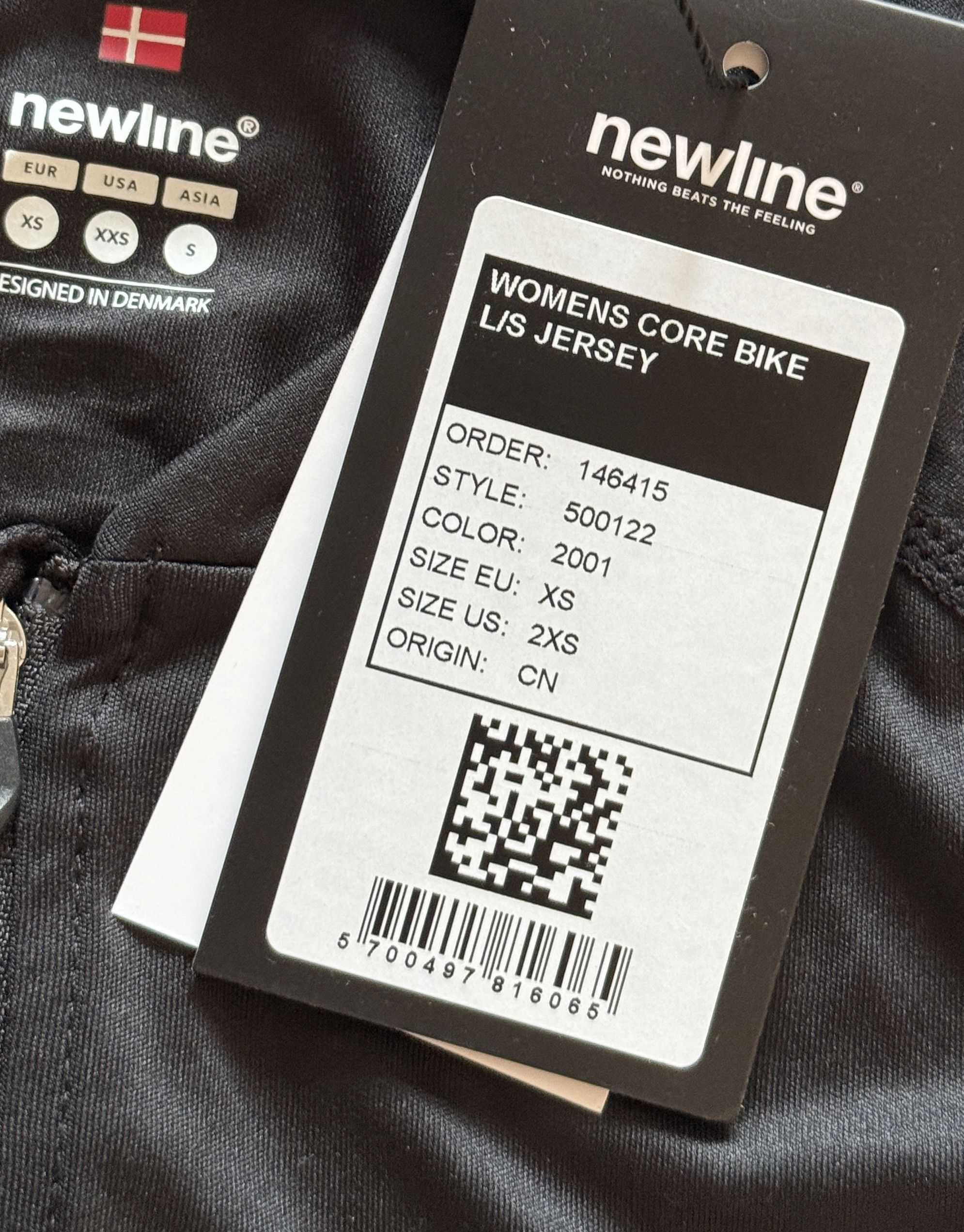 Newline NEWLINE WOMENS CORE BIKE JERSEY BLACK Size XS / US 0-2 / IT 36-38 - 3 Thumbnail