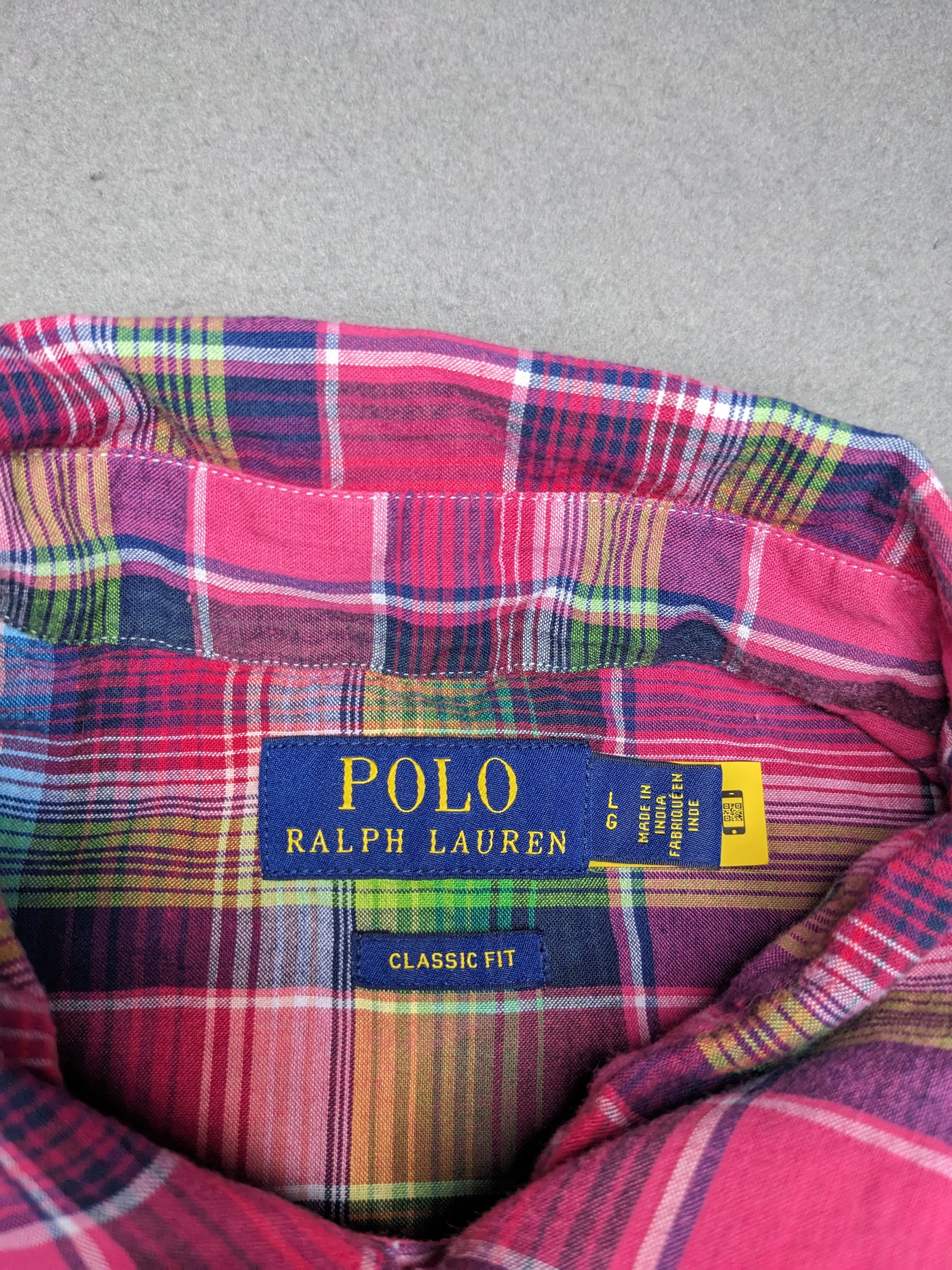 Polo Ralph Lauren Polo Ralph Lauren Western Shirt Pearl Snap Large Plaid Size US L / EU 52-54 / 3 - 7 Thumbnail
