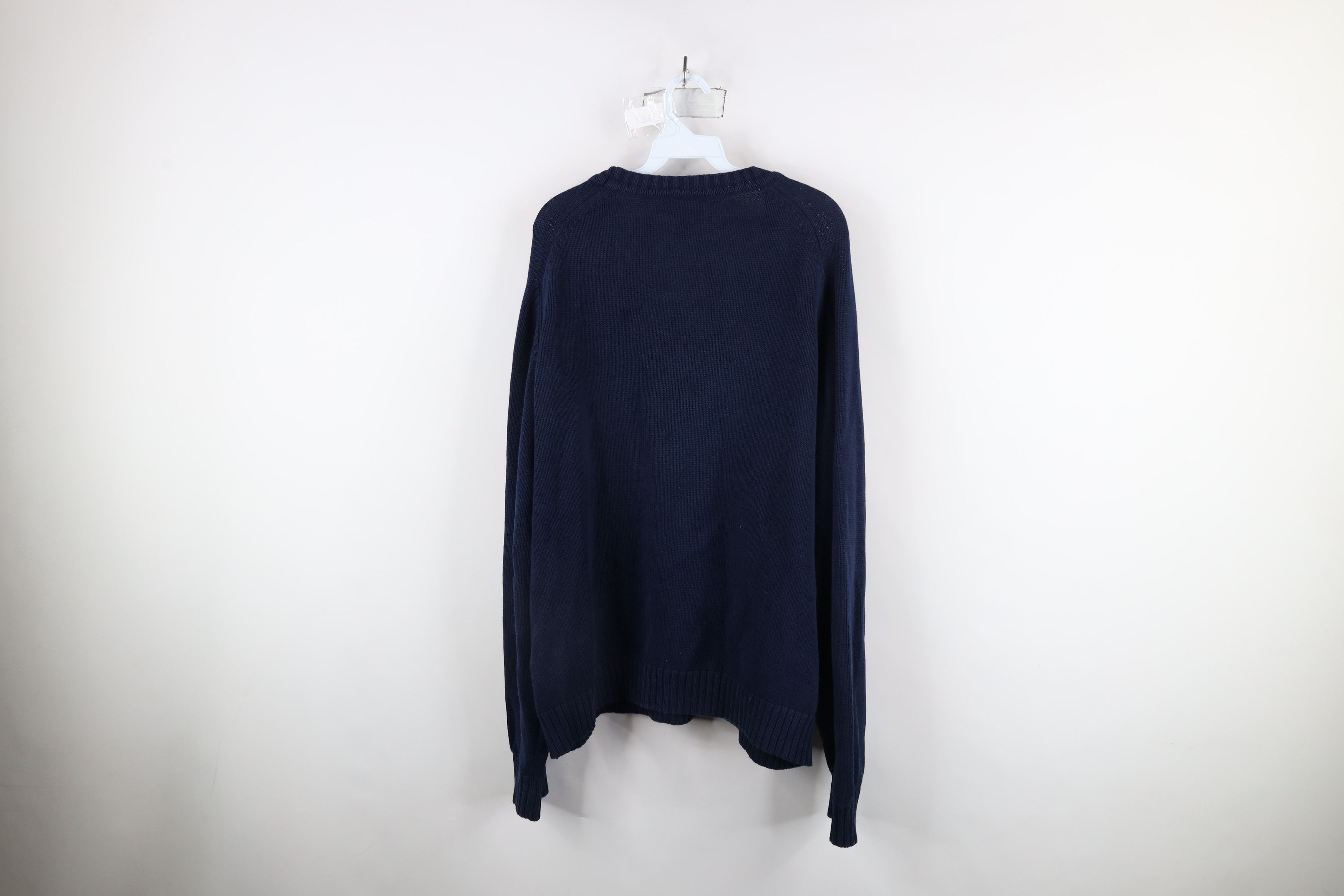 Lands' End × Vintage Vintage 90s Lands End Oversized Cotton Knit Sweater USA Size US L / EU 52-54 / 3 - 9 Thumbnail