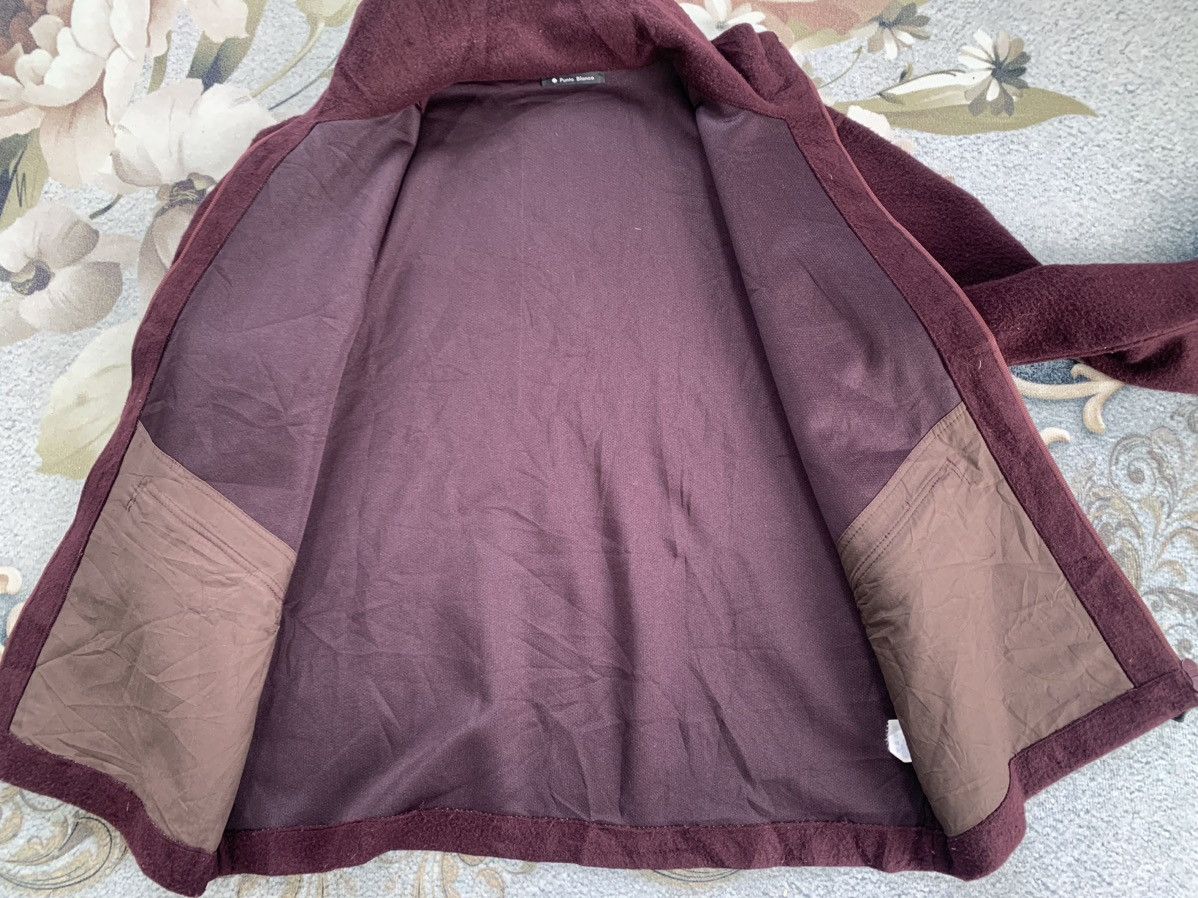 Japanese Brand Punto Blanco Blend Wool Double Zipper Jacket Size US L / EU 52-54 / 3 - 8 Thumbnail