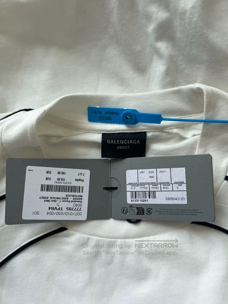 Balenciaga Balenciaga Manchester United Logo Short Sleeve Size US XXL / EU 58 / 5 - 4 Thumbnail