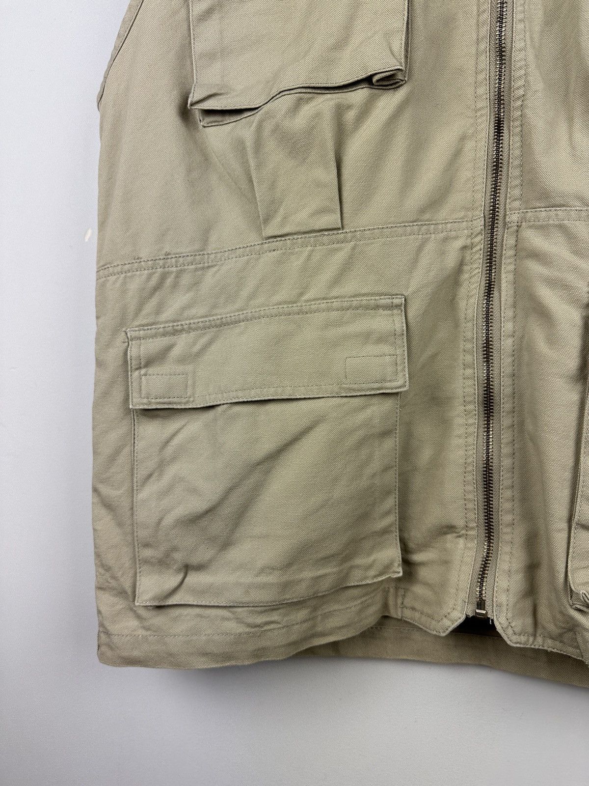 Chaps Ralph Lauren × Vintage Vintage Chaps Ralph Lauren Field Utility Fishing Zip Vest Size US L / EU 52-54 / 3 - 11 Thumbnail