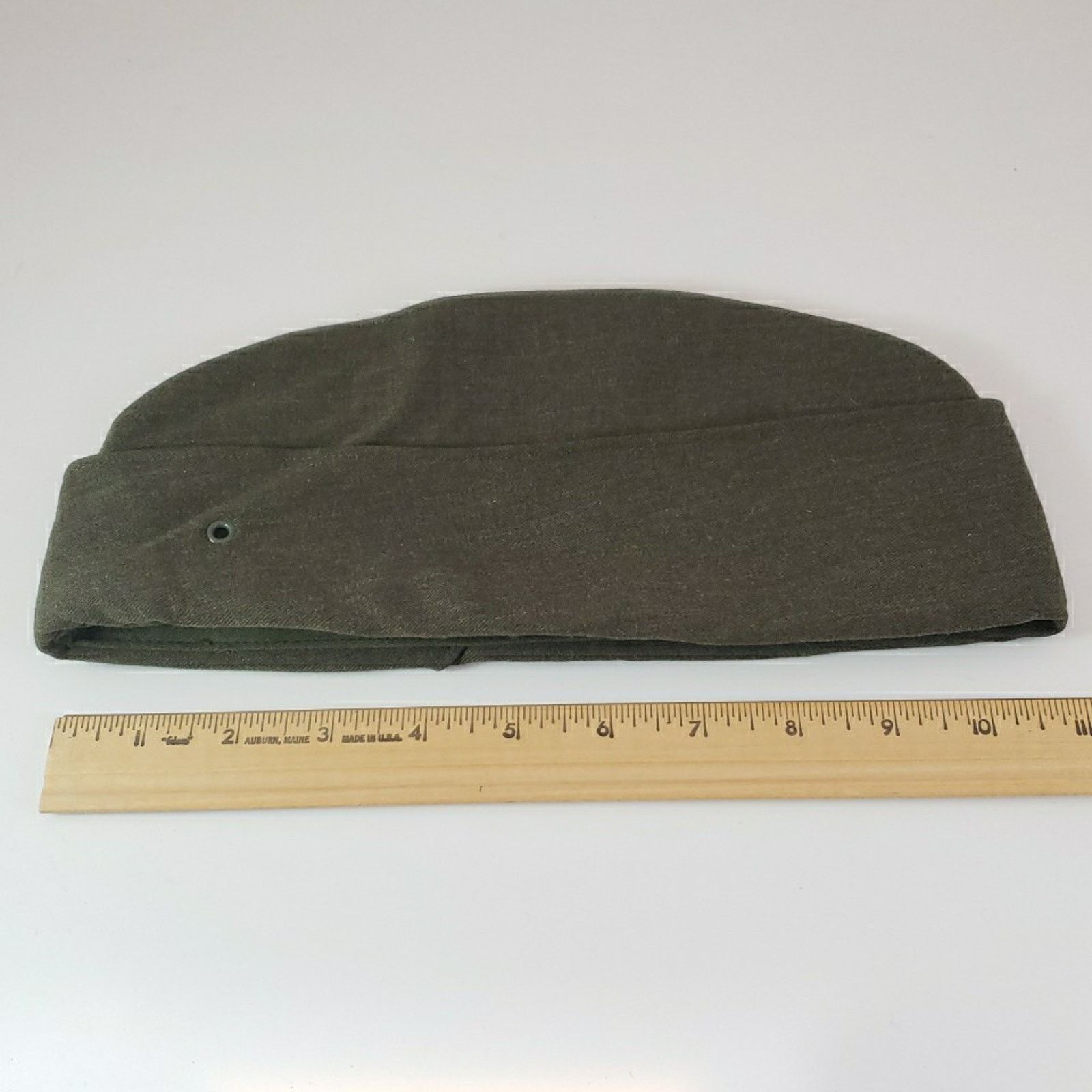 Other USMC Cap, Garrison, Man's Poly/Wool Green Class I Size 7 Size ONE SIZE - 2 Thumbnail