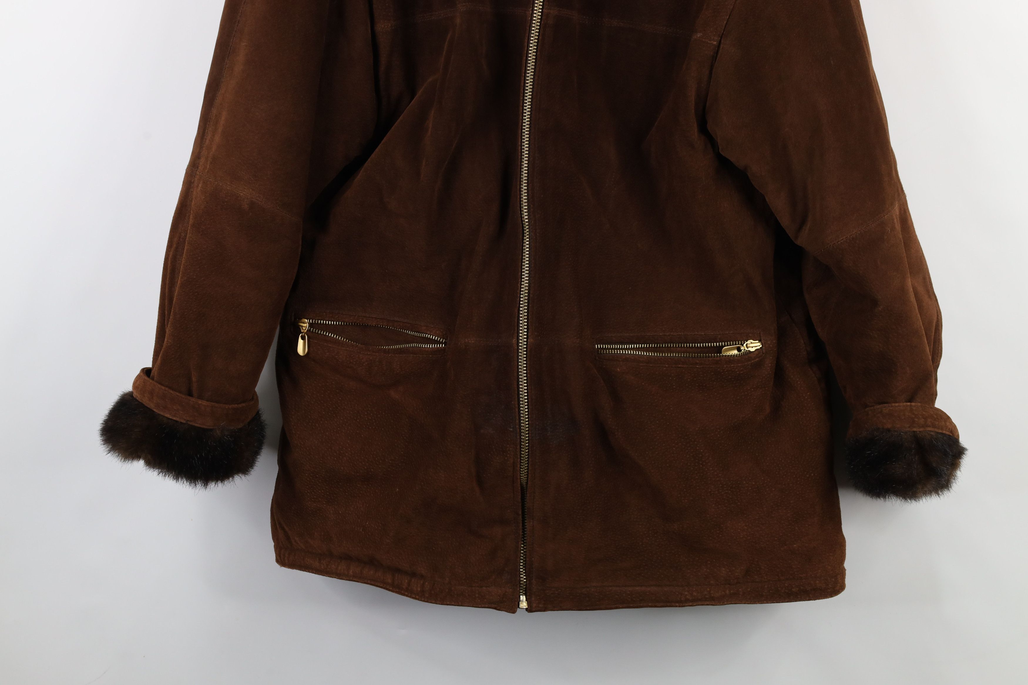 Vintage Vintage 90s Streetwear Reversible Faux Fur Pennylane Jacket Size L / US 10 / IT 46 - 3 Thumbnail