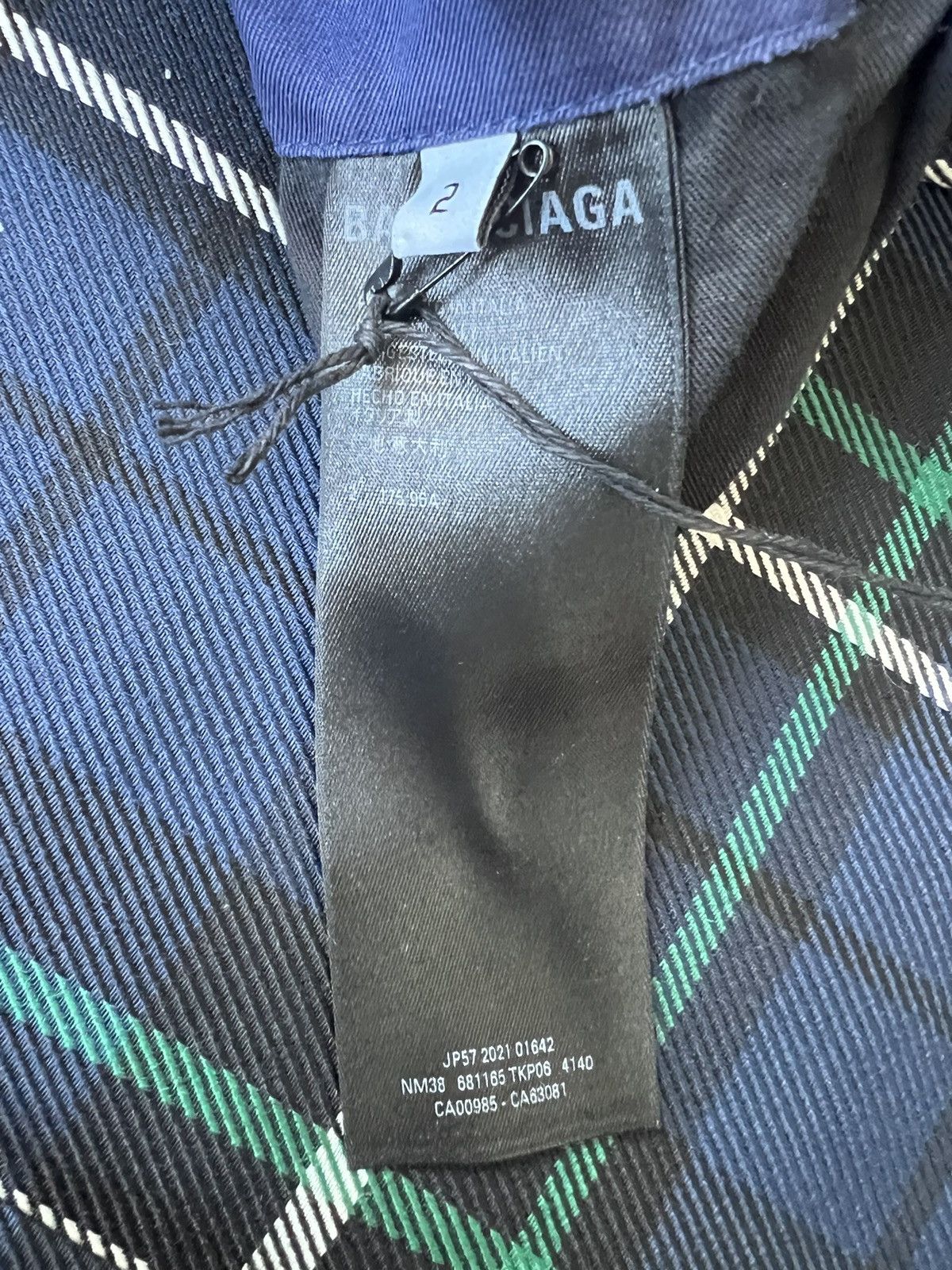 Balenciaga Spring 22 Clones Runway Safety Pin Wrap Car Coat Size 2 Size US M / EU 48-50 / 2 - 10 Thumbnail