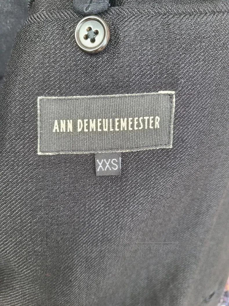 Ann Demeulemeester Ann Demeulemeester Men's Wool Blend Coat. Size US L / EU 52-54 / 3 - 8 Thumbnail