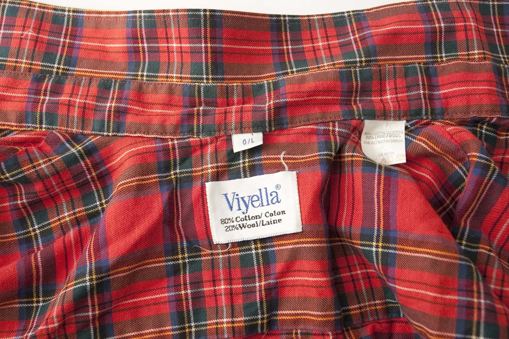 Vintage × Viyella Viyella Shirt Made in Canada Vintage Red Size L Size US L / EU 52-54 / 3 - 2 Thumbnail