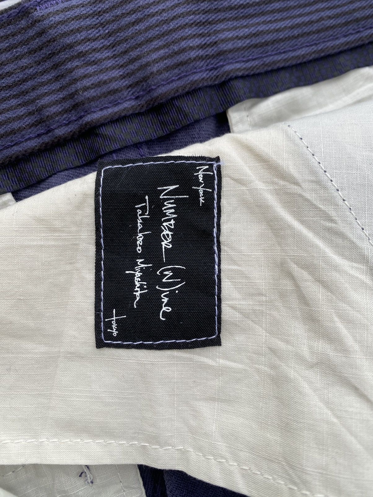 Number (N)ine Rare Vintage Number Nine Stripes Pants Size US 31 - 16 Thumbnail