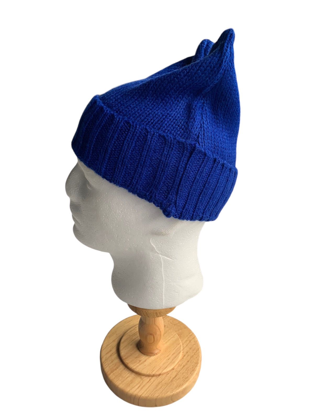 Japanese Brand × Kapital × Vintage Devil Horn Blue Japanese Rare Knit Beanie hats☠️ Size ONE SIZE - 13 Thumbnail