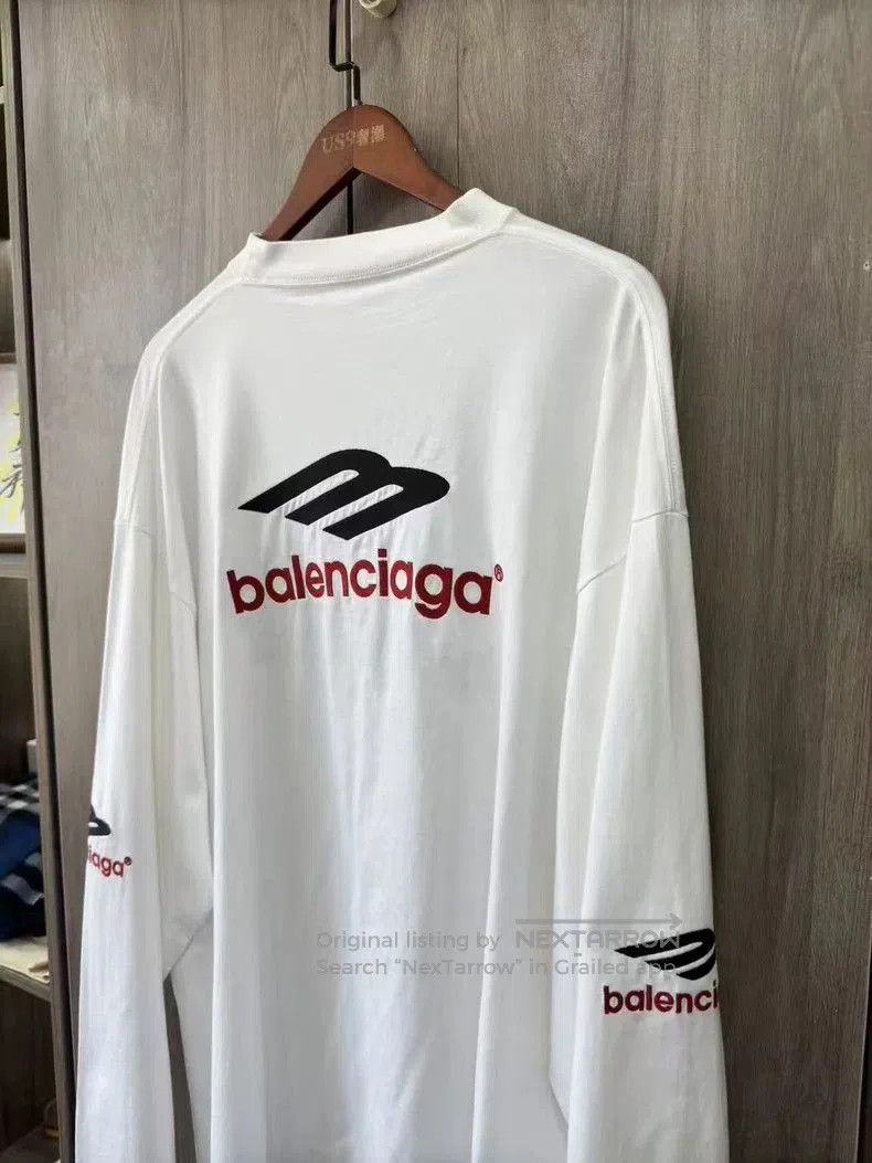 Balenciaga Balenciaga 3B Embroidered Logo Longsleeve. Size US S / EU 44-46 / 1 - 4 Thumbnail