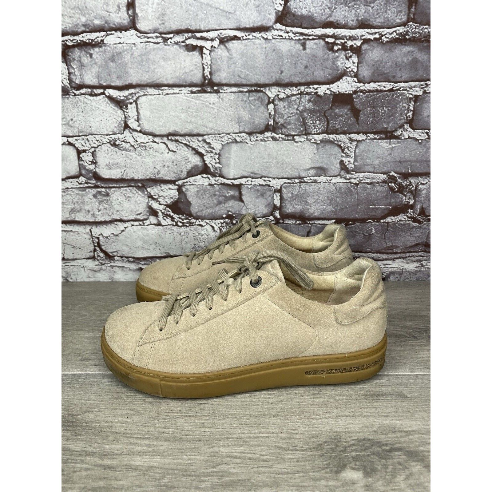 Birkenstock Birkenstock Bend Beige Suede Low Lace Up Sneakers Shoes Wome Size US 6.5 / IT 36.5 - 1 Thumbnail