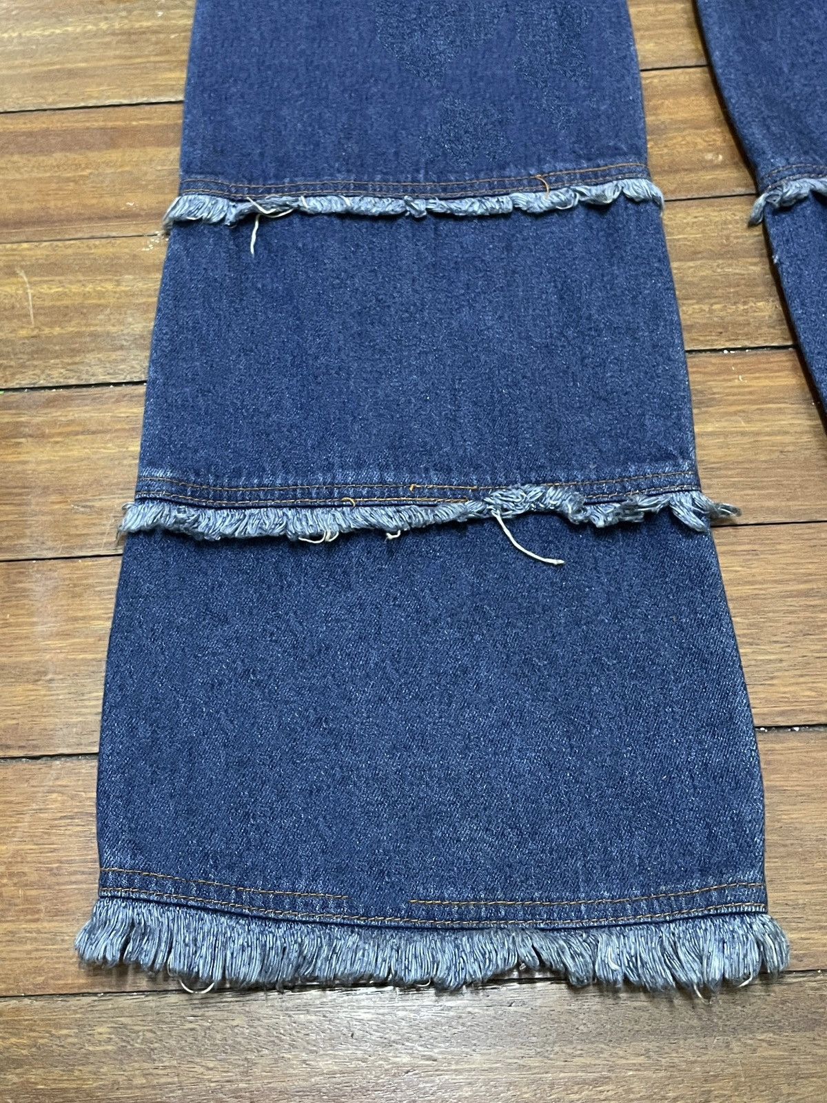Hysteric Glamour Rare Design Vintage Classic Member Flared Hagi Jeans 1990s Size US 26 / EU 42 - 7 Thumbnail