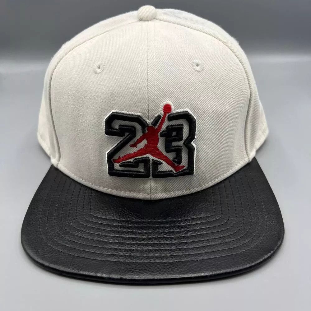Jordan Brand Air Jordan 23 Hat Men White Embroidered Jumpman SnapBack Cap Size ONE SIZE - 1 Thumbnail