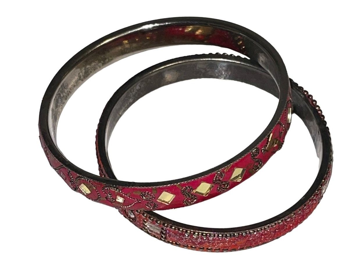 Vintage Vintage 70’s Bali Embellished Bangles Size ONE SIZE - 5 Thumbnail