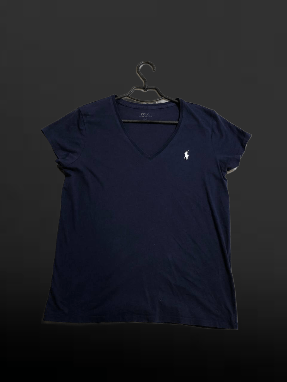 Polo Ralph Lauren Ralph Lauren Cotton Solid V-Neck T-Shirt Size L / US 10 / IT 46 - 1 Thumbnail