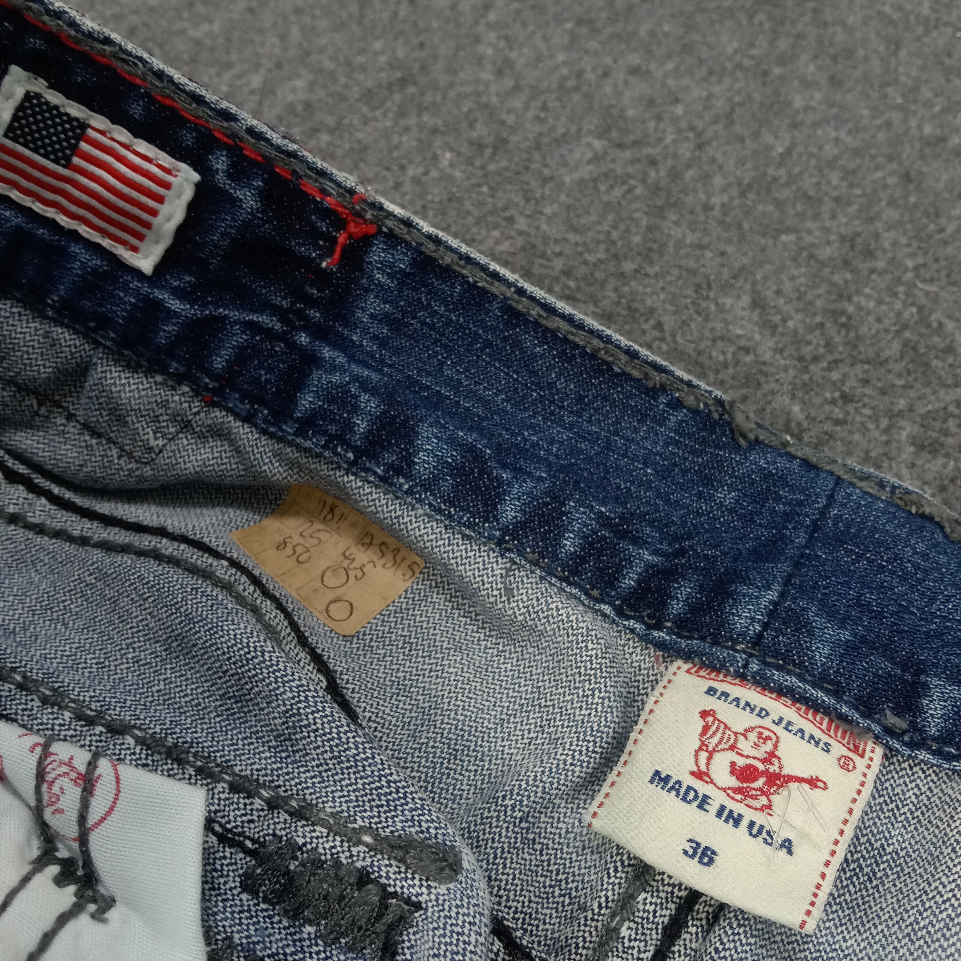 True Religion × Vintage True Religion American Brand Distressed Denim Jeans Size US 35 - 5 Thumbnail