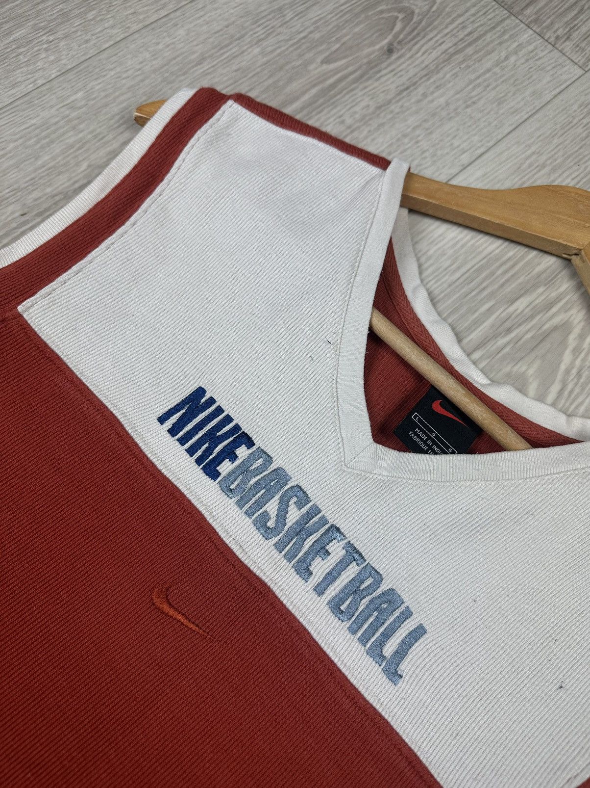 Nike × Vintage Nike Vintage Sportswear Basketball Tank Top Shirt Jersey Size US L / EU 52-54 / 3 - 4 Thumbnail