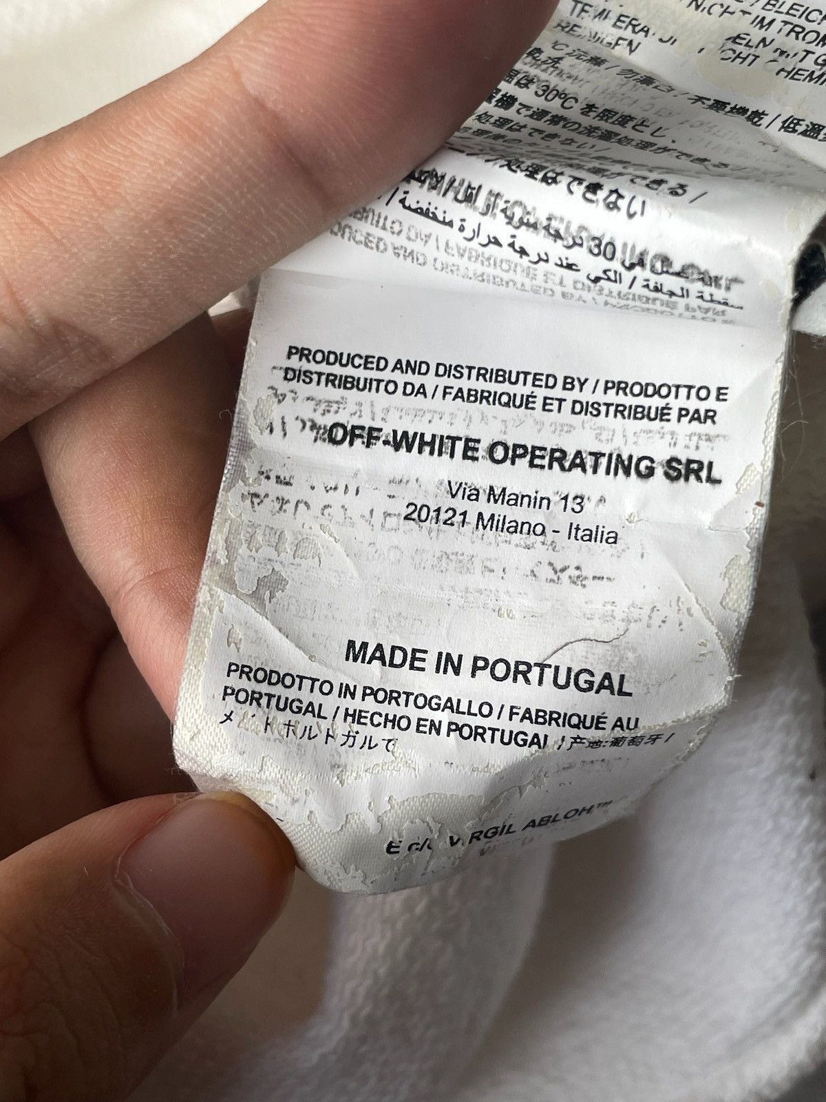 Off-White Off-White Virgil Abloh Hoodie Size US XL / EU 56 / 4 - 10 Thumbnail