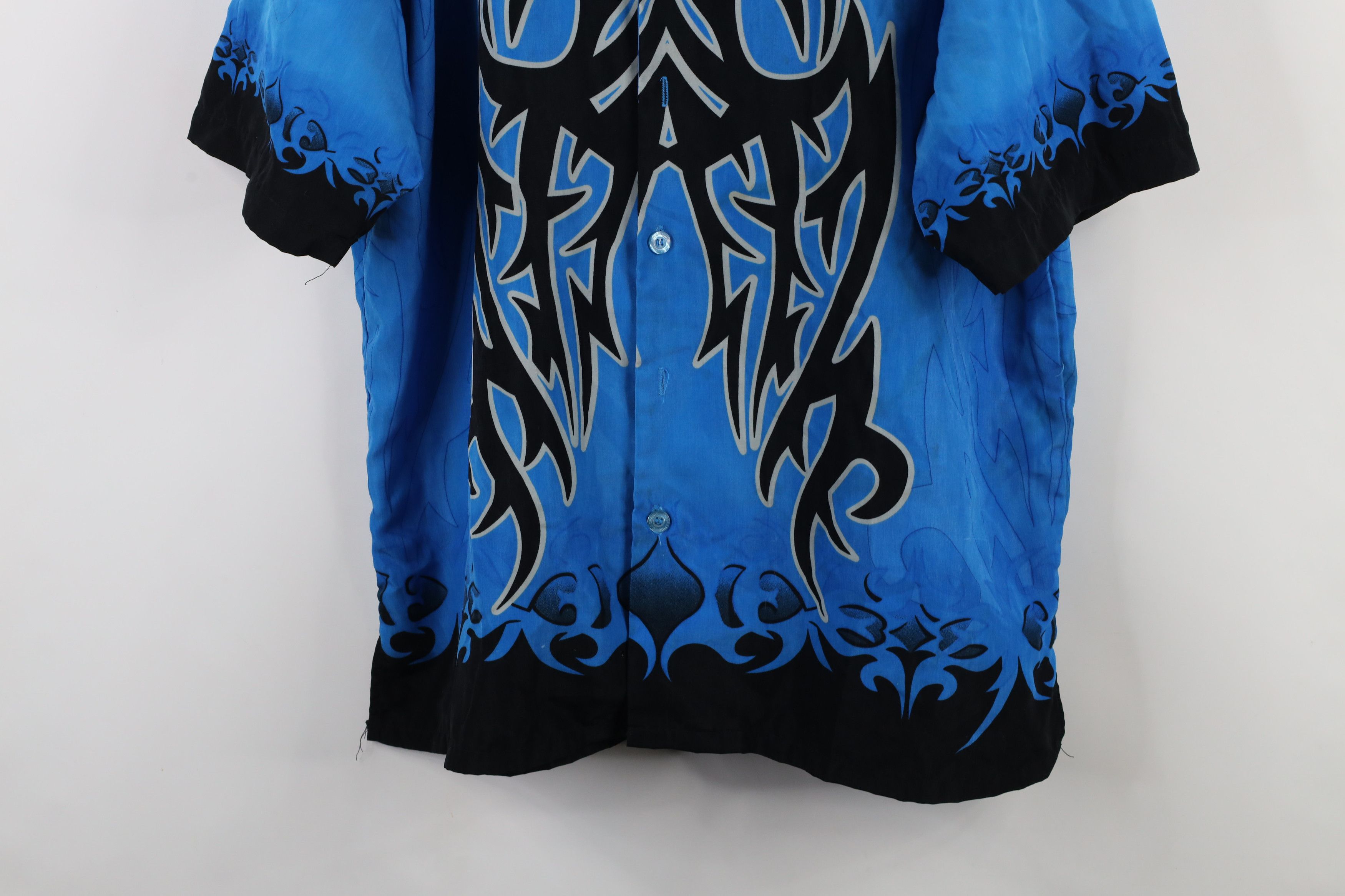 Vintage Vintage 90s Y2K Streetwear Tribal Gambler Poker Button Shirt Size US L / EU 52-54 / 3 - 3 Thumbnail