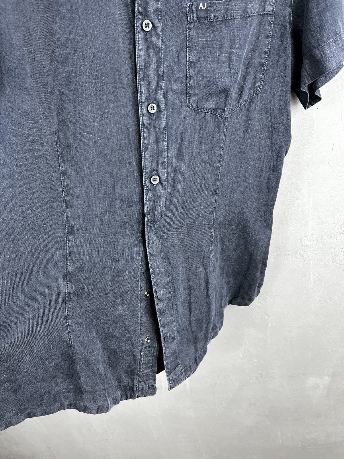 Armani × Giorgio Armani × Vintage Armani Lino shirt vintage Size US M / EU 48-50 / 2 - 8 Thumbnail