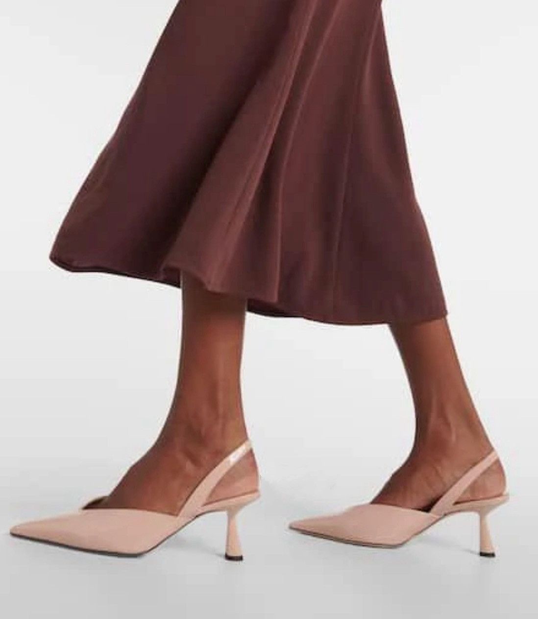 Jimmy Choo Jimmy Choo Maryanne SB 65 Leather Heels size 36.5 Size US 6.5 / IT 36.5 - 2 Thumbnail