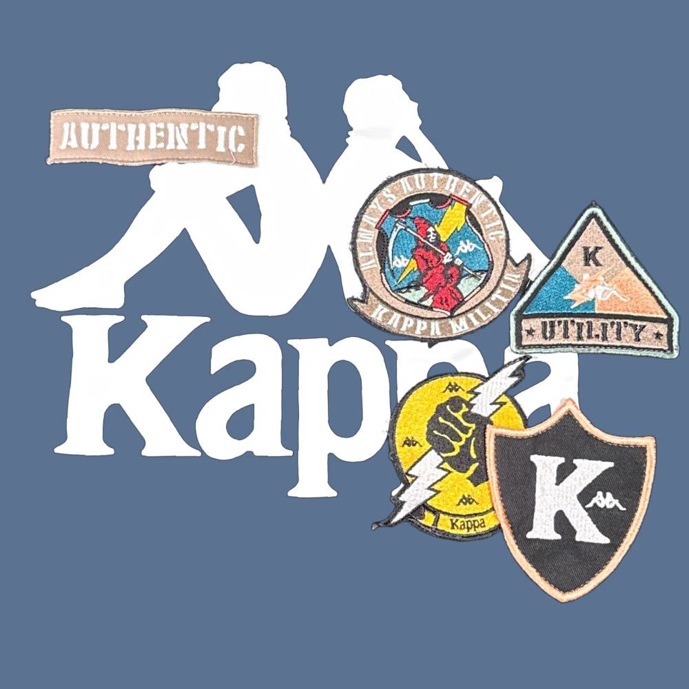Kappa Kappa Sweatshirt Mens Large Black Crew Neck Luther Man Patches Lon Sleeve Graphic Print Size US L / EU 52-54 / 3 - 1 Thumbnail