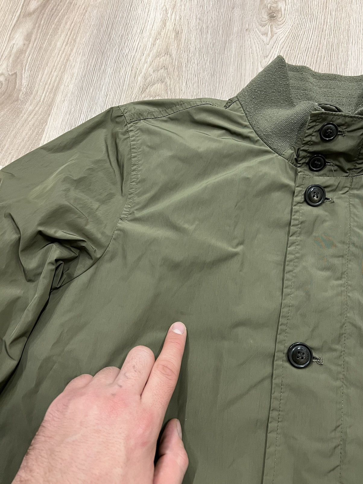 Woolrich Woolen Mills Woolrich Khaki Nylon Light Jacket Size US L / EU 52-54 / 3 - 5 Thumbnail