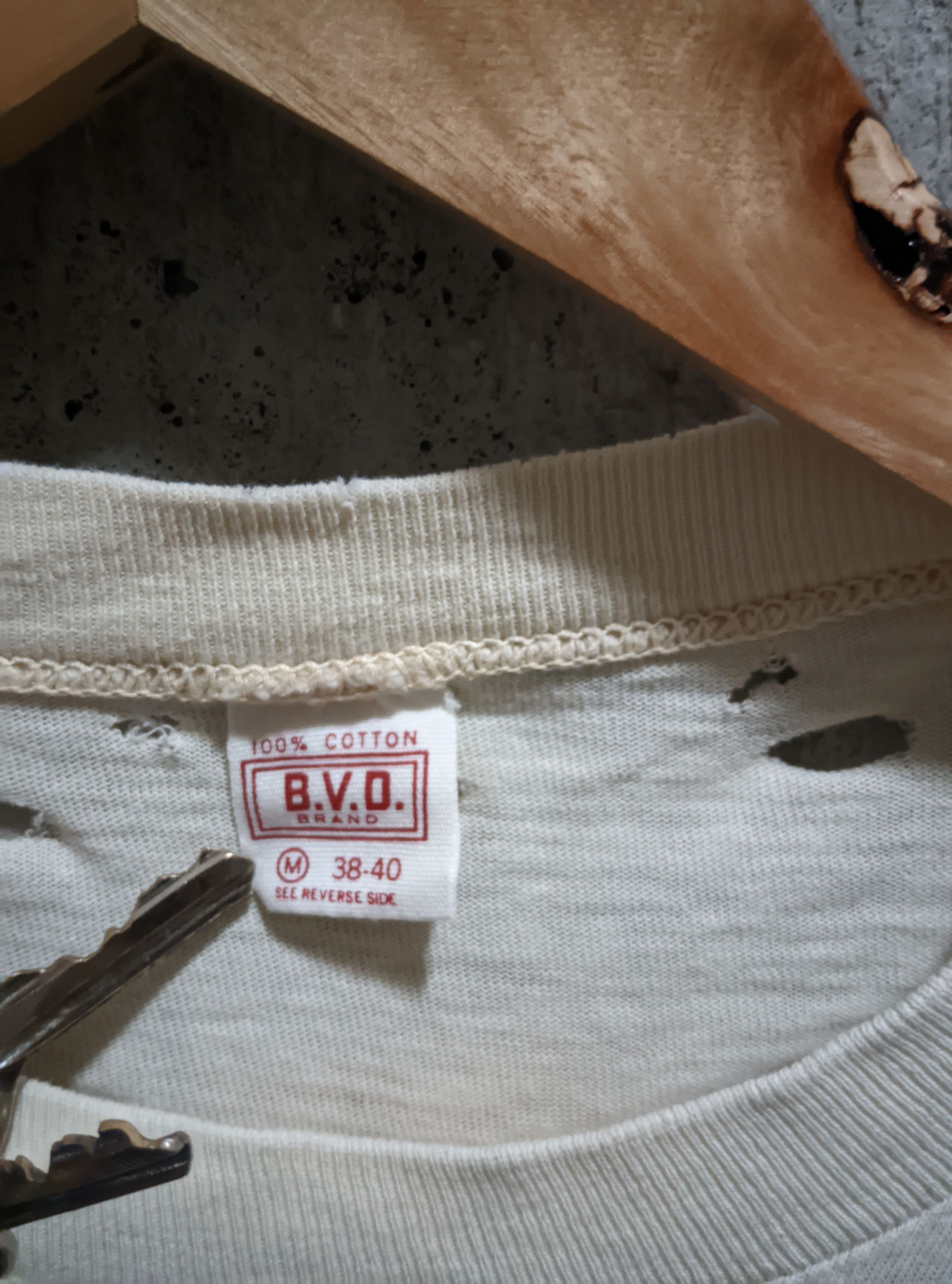 Vintage Vintage 60s bvd thrashed distressed pocket erd t shirt Size US M / EU 48-50 / 2 - 3 Thumbnail
