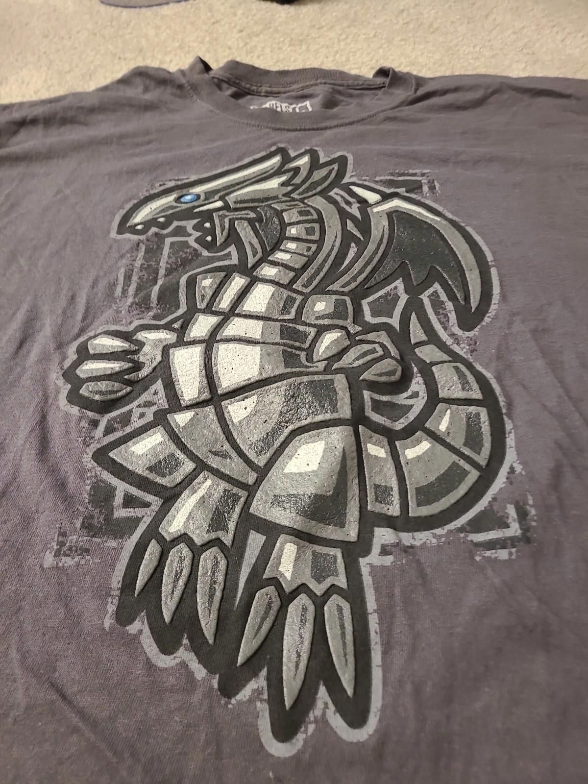 Other Yu-Gi-Oh! Blue Eyes White Dragon Puff Tshirt Size US L / EU 52-54 / 3 - 2 Thumbnail