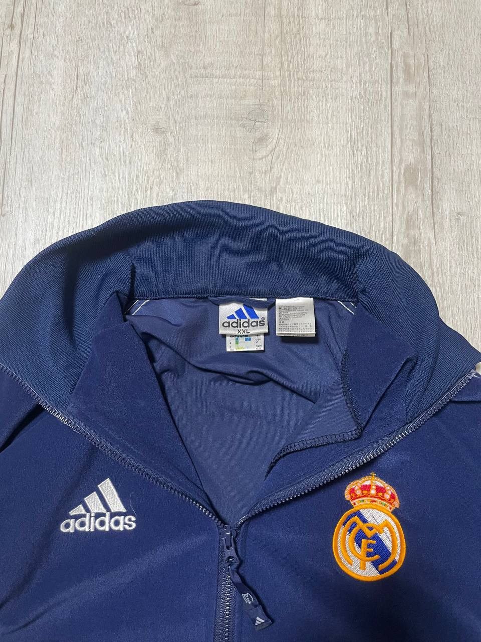 Adidas Real Madrid vintage full zip light jacket 1998 2Xl xl