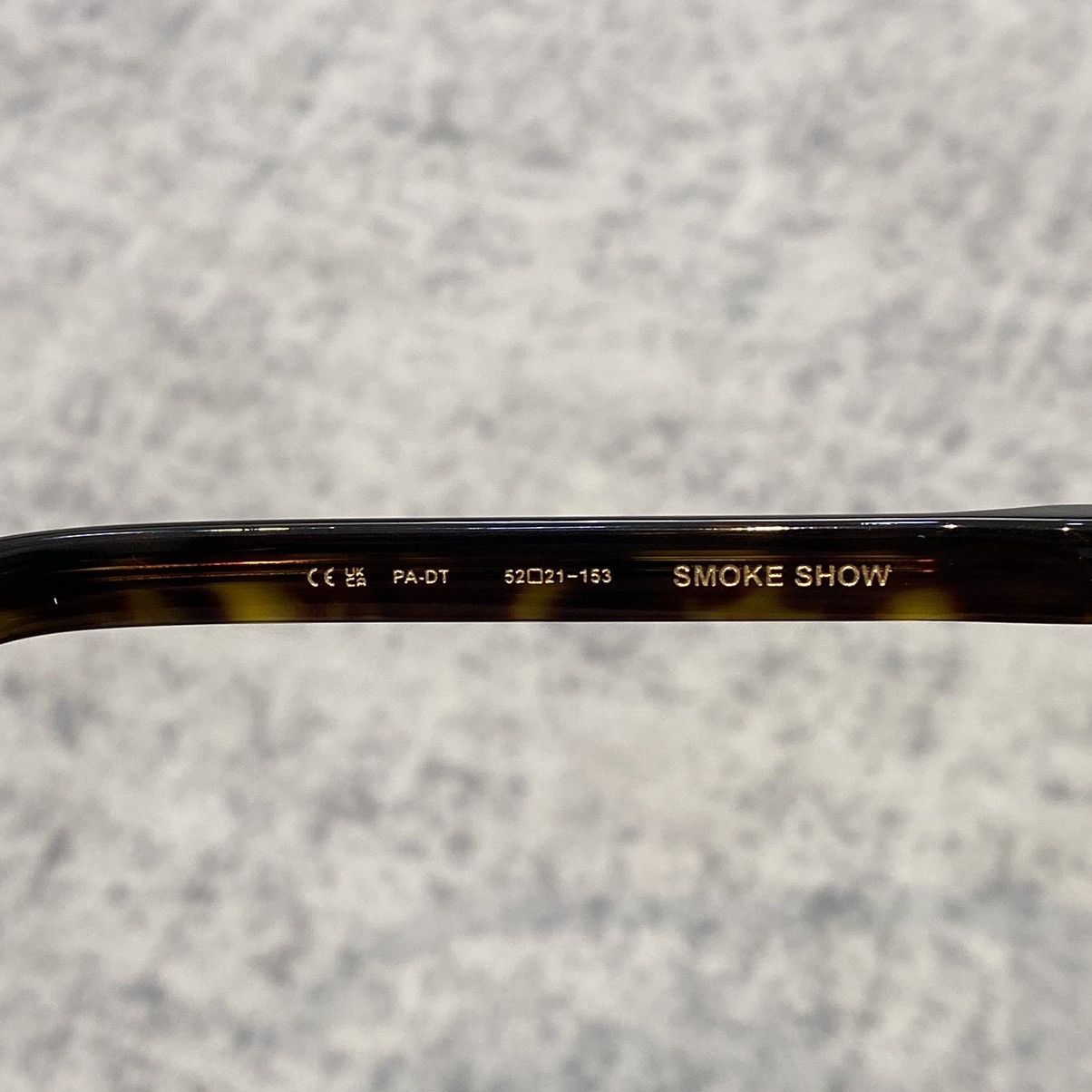 Chrome Hearts CHROME HEARTS SMOKE SHOW Pale Ale-Dark Tortoise Size ONE SIZE - 8 Thumbnail
