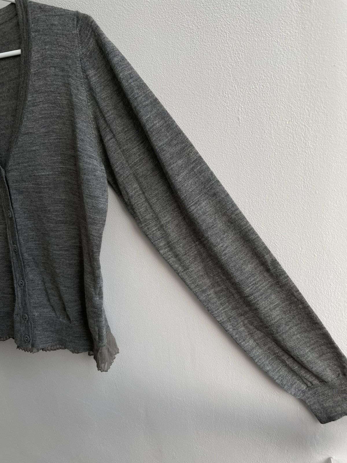Burberry RARE Burberry Wool & Silk Brown Tags Cardigan Sweater Size M / US 6-8 / IT 42-44 - 6 Thumbnail