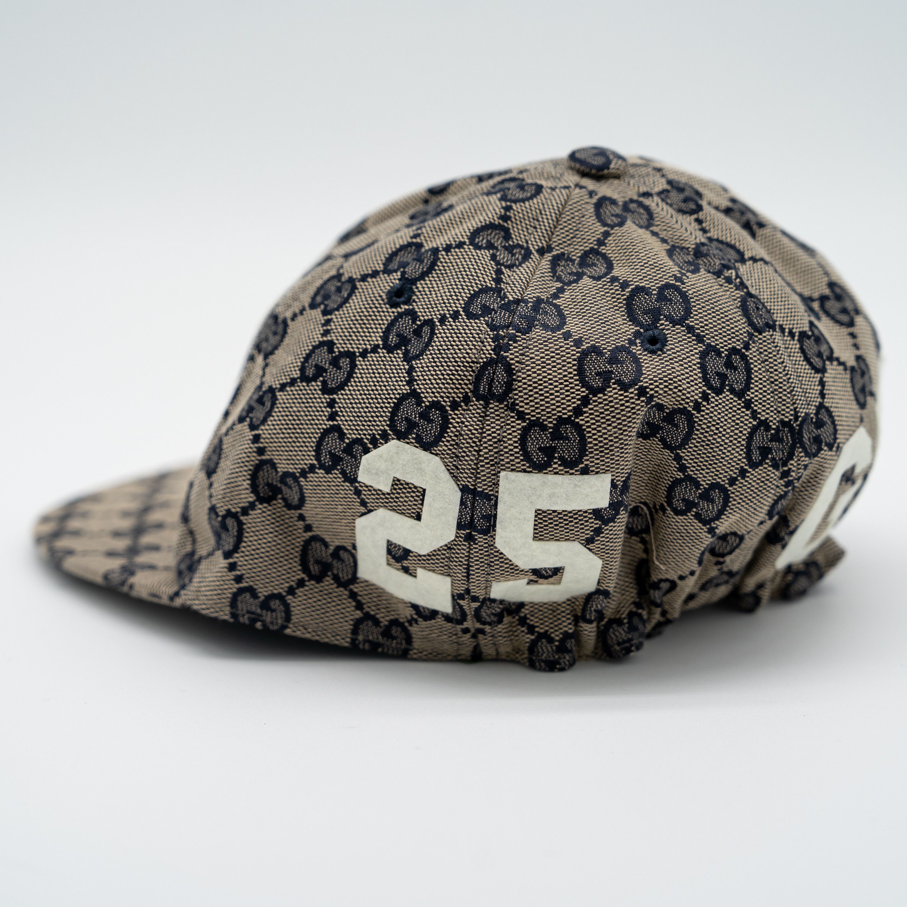 Gucci S Gucci GG Print Baseball Cap Hat Grey logo 25 Size ONE SIZE - 3 Thumbnail