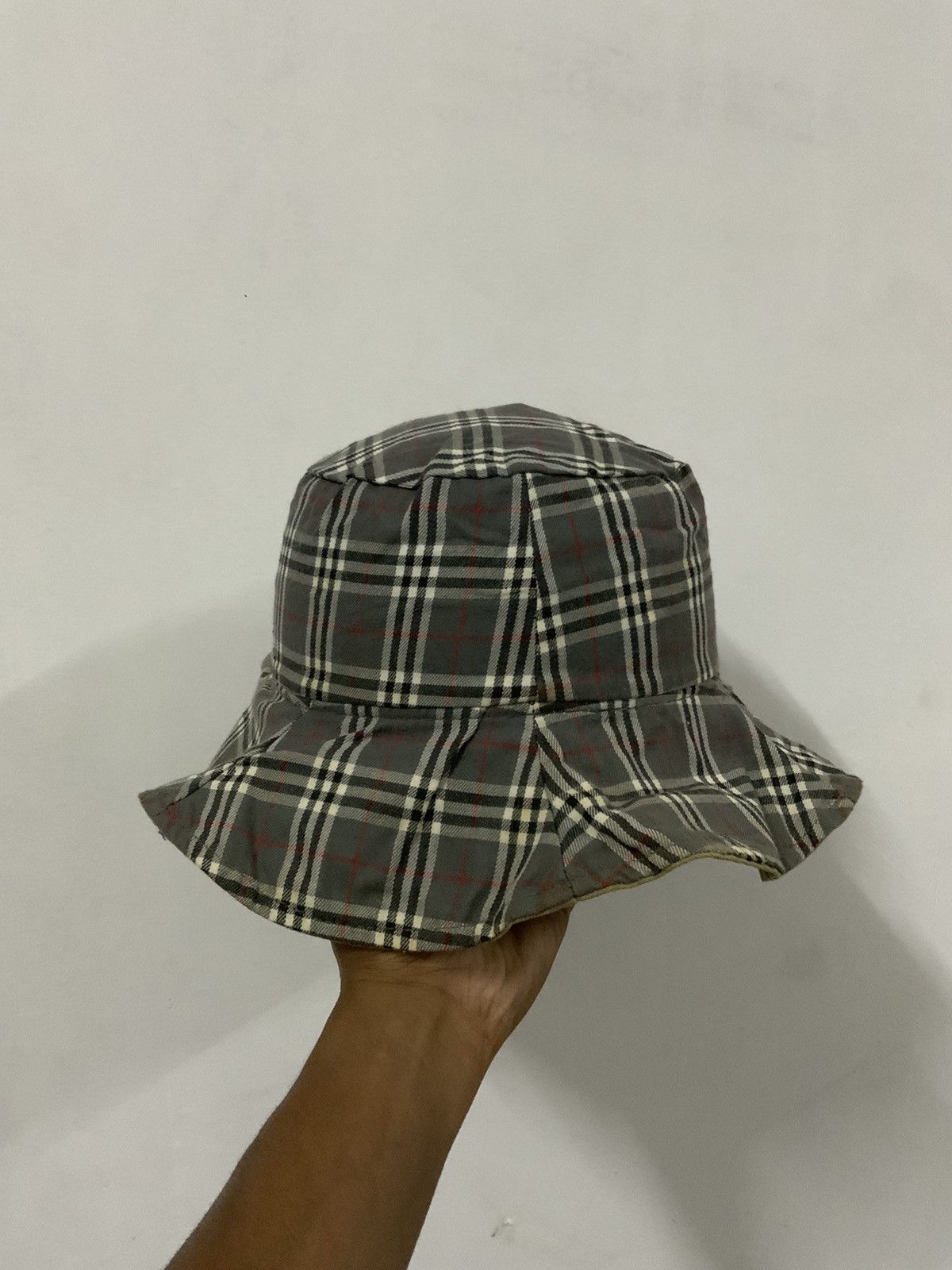 If Six Was Nine Reversible PlaidMulticolor inspired by Burberry’s Hat Size ONE SIZE - 2 Thumbnail