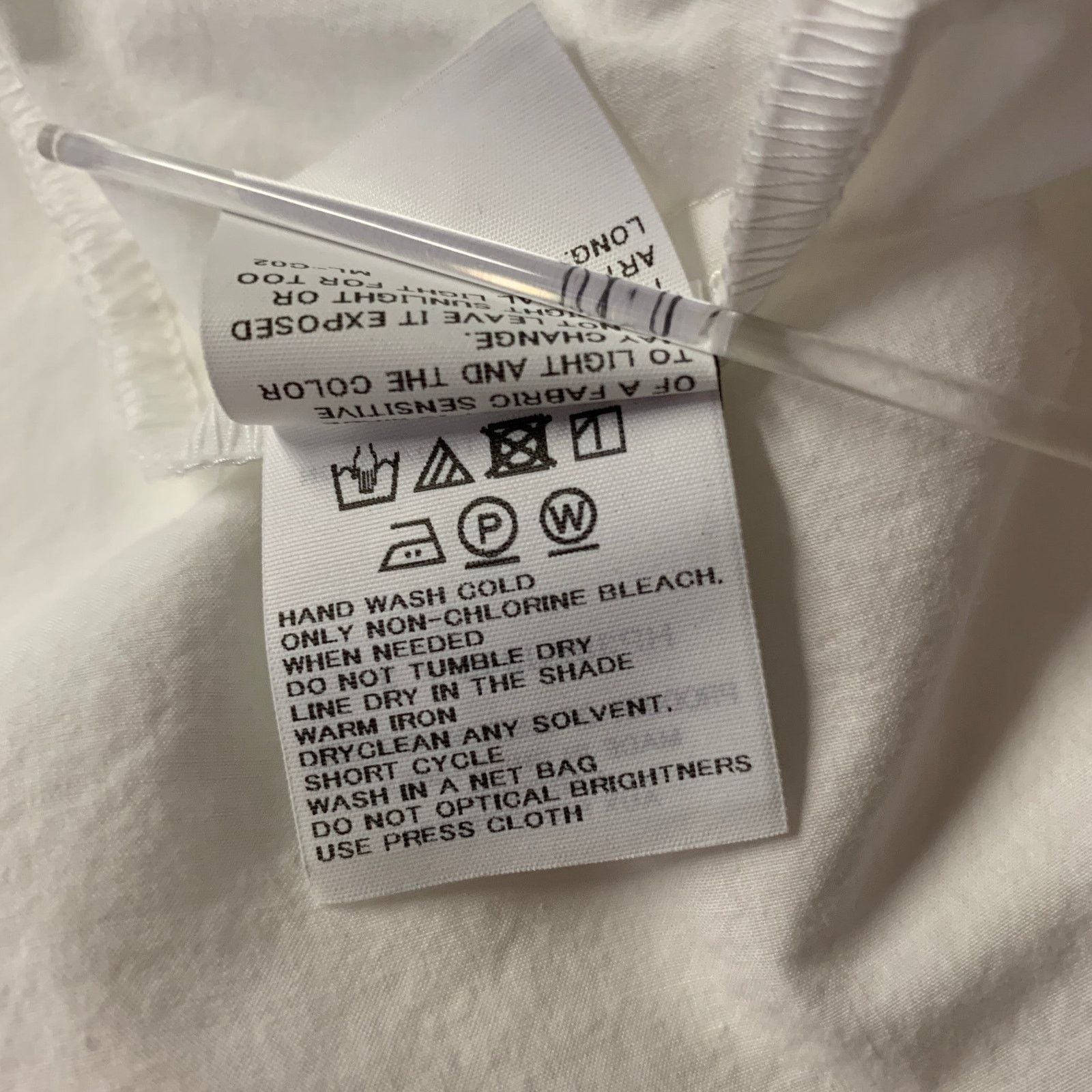 Issey Miyake ISSEY MIYAKE Size L White Cotton Nehru Collar Shirt Size US L / EU 52-54 / 3 - 7 Thumbnail