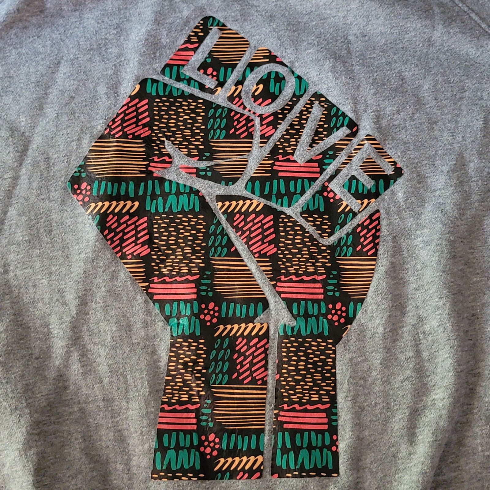 Other Unite Fist Ls Sweatshirt (Time And Tru) "Love" - XXL (20) Size XXL / US 16-18 / IT 52-54 - 1 Thumbnail