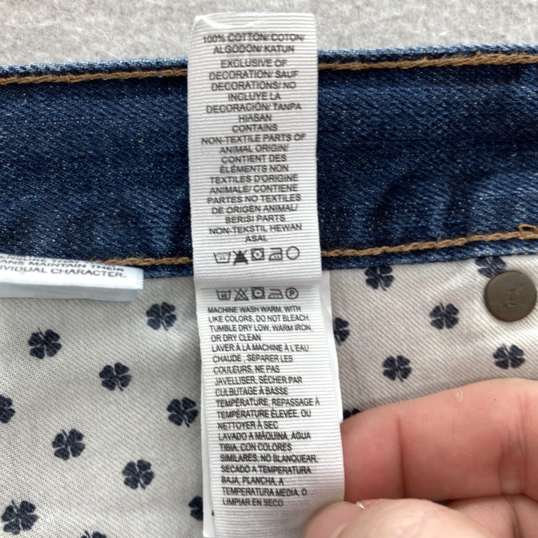 Lucky Brand Lucky Brand Jeans Mens 34x32 410 Athletic Slim Dark Wash Blue Distressed Denim Jeans Size US 34 / EU 50 - 6 Thumbnail