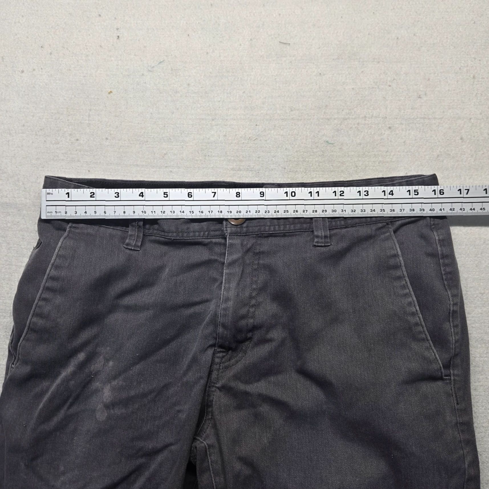 Volcom Volcom Vorta Slim Straight Jeans Men's Size 32 Black Denim 5-Pocket Size US 32 / EU 48 - 4 Thumbnail