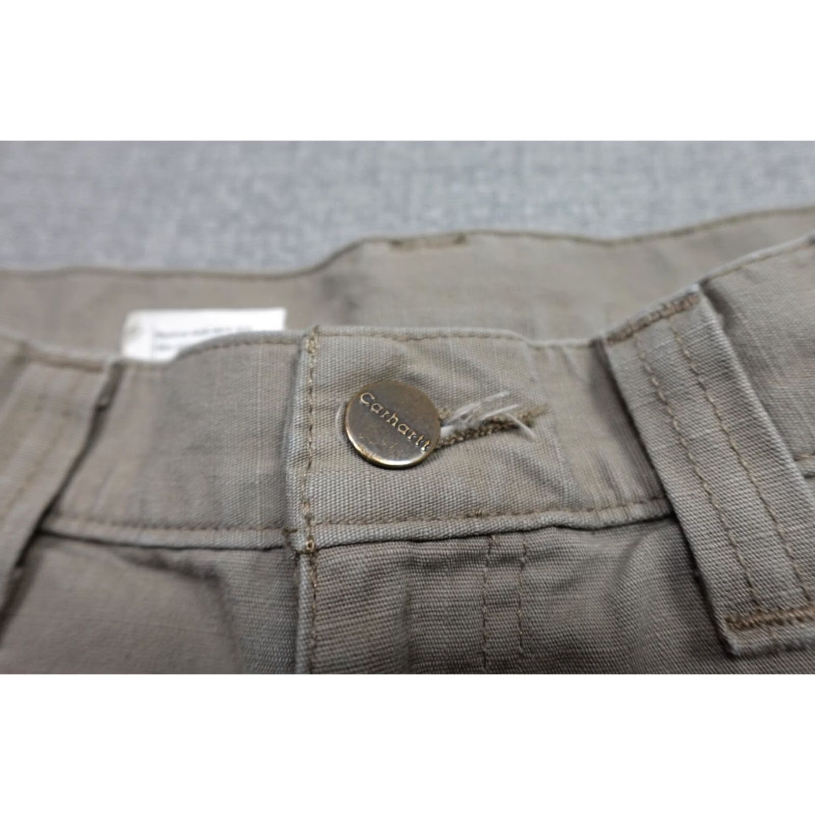 Carhartt Carhartt Short Mens 36 Beige Ripstop Relaxed Fit Chino Outdoors Work Loose Fit Size US 36 / EU 52 - 3 Thumbnail