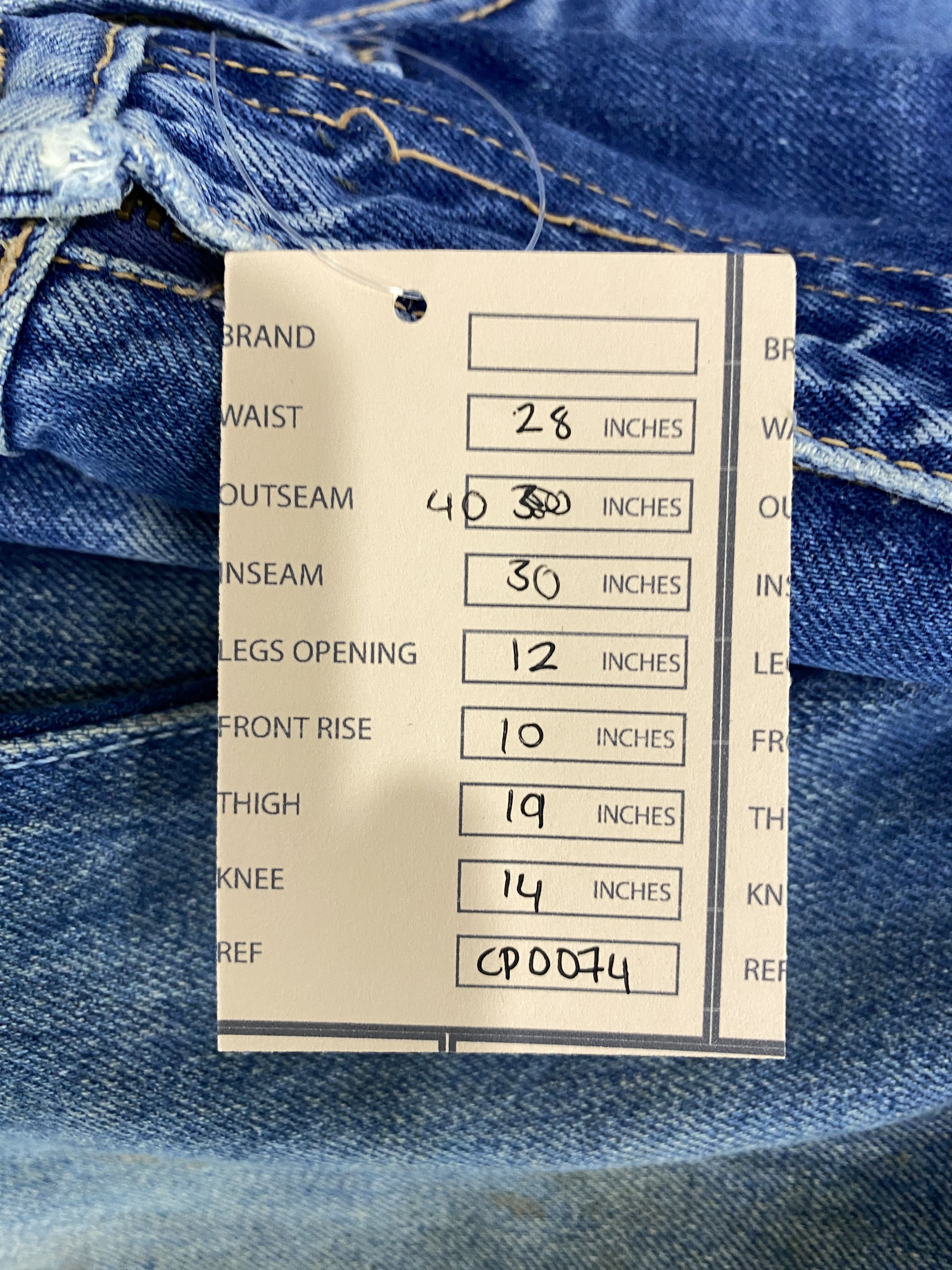 Vintage Vintage Wrangler Faded Blue Jeans CP0074 Size US 28 / EU 44 - 11 Thumbnail
