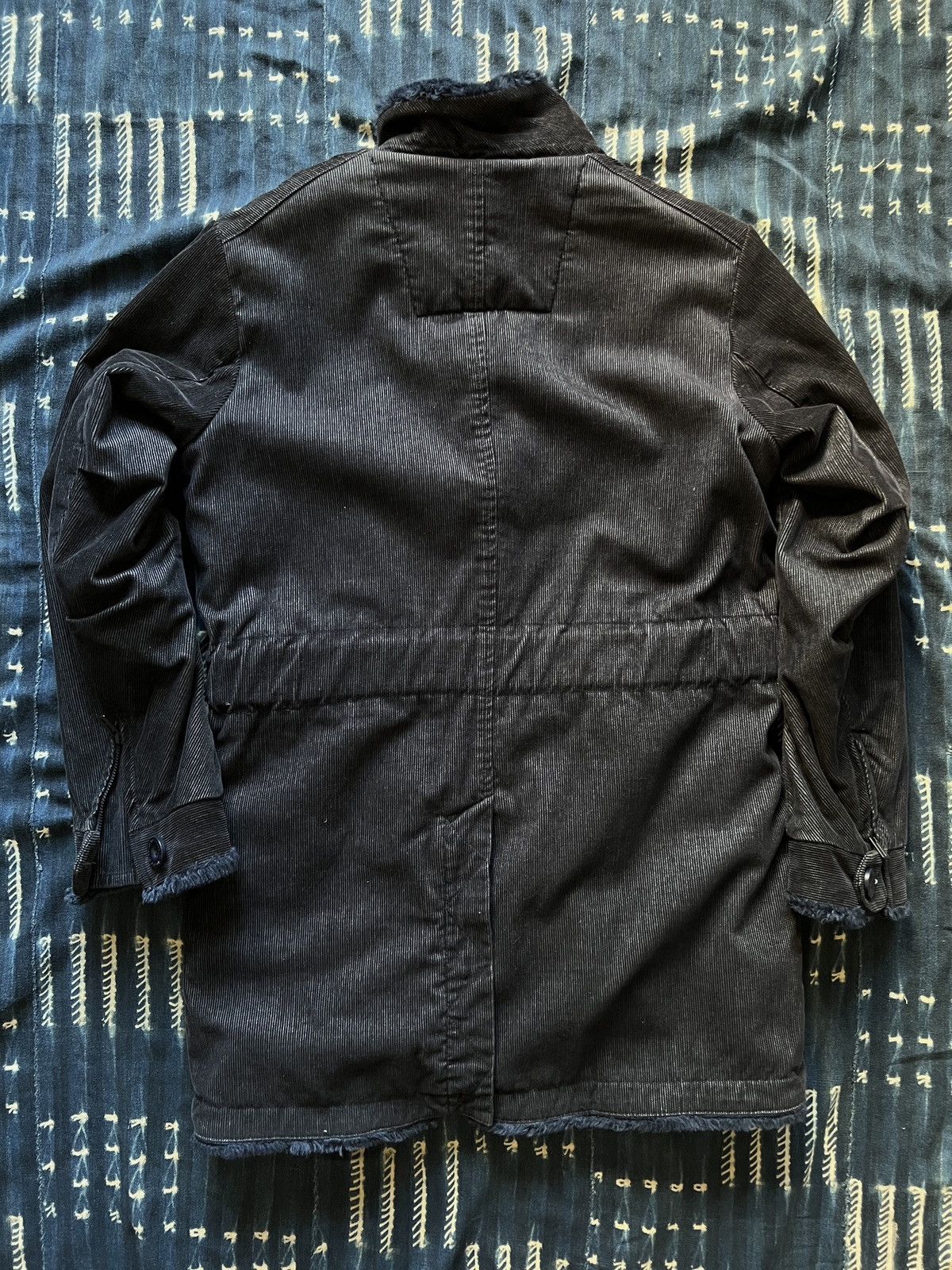 Nonnative × Undercover Nonnative Aizome Hand Dyed Corduroy Fur Coat Size US M / EU 48-50 / 2 - 2 Thumbnail
