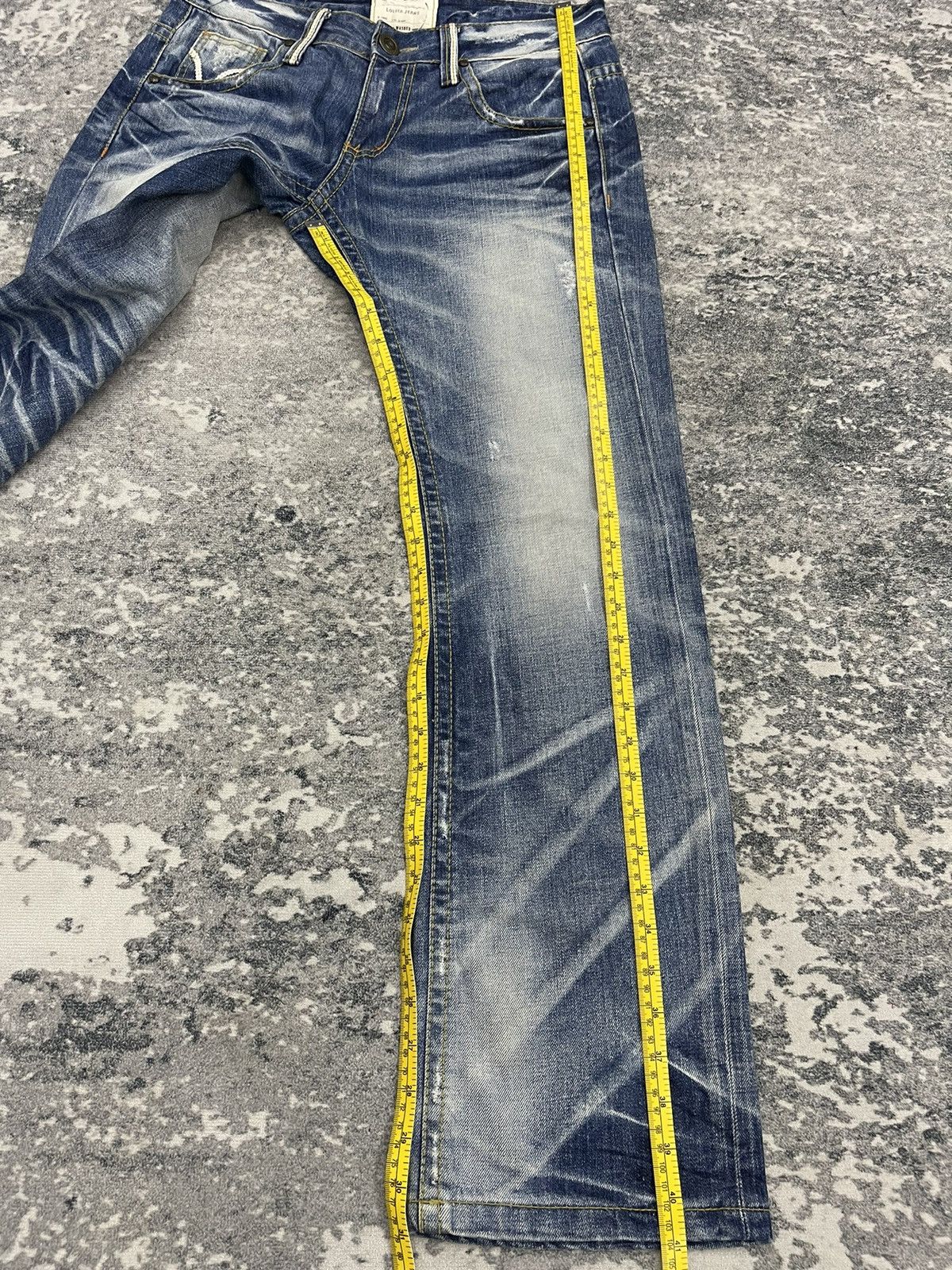 Vintage Vintage Lolita Jeans - Y2K Fairycore Distressed Denim Size US 33 - 14 Thumbnail