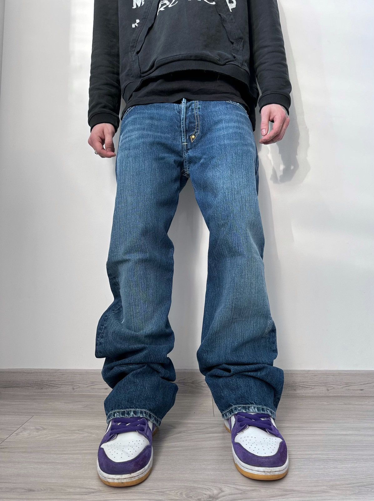 Diesel × Streetwear × Vintage Vintage Y2K Diesel Shazor Flared
