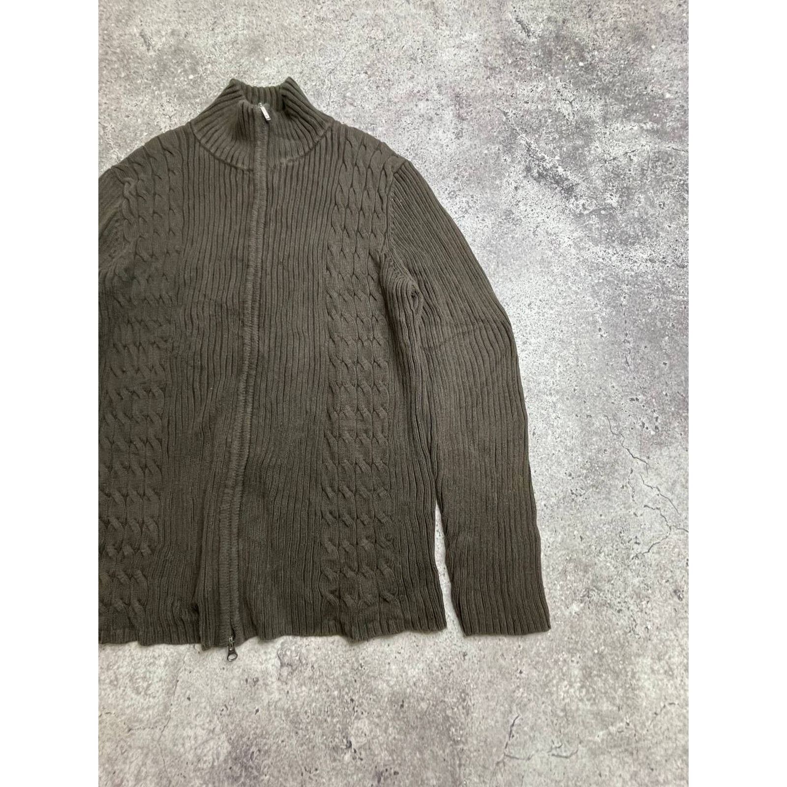 Eddie Bauer Vintage Eddie Bauer Blue Cable Knit Sweater Size L Size L / US 10 / IT 46 - 3 Thumbnail