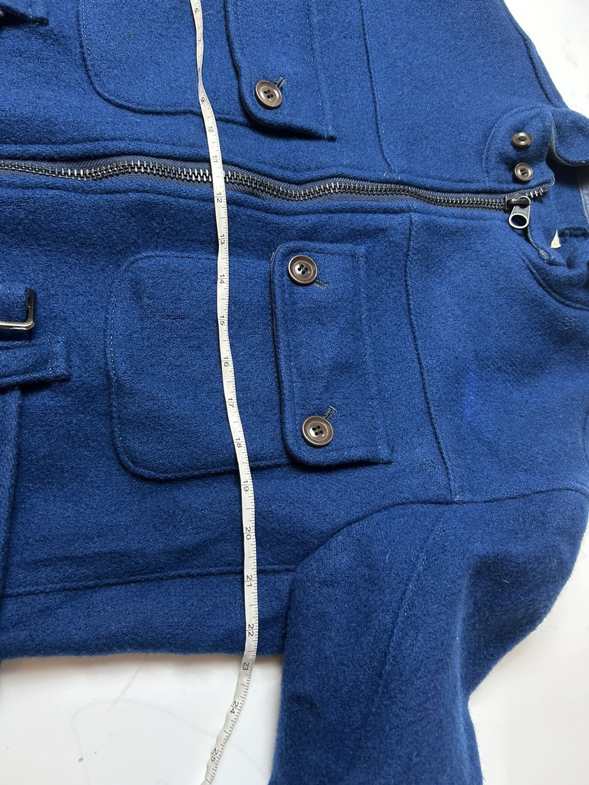 Designer × Japanese Brand × Takeo Kikuchi TAKEO KIKUCHI WOOL ZIPPER JACKET Size US M / EU 48-50 / 2 - 4 Thumbnail
