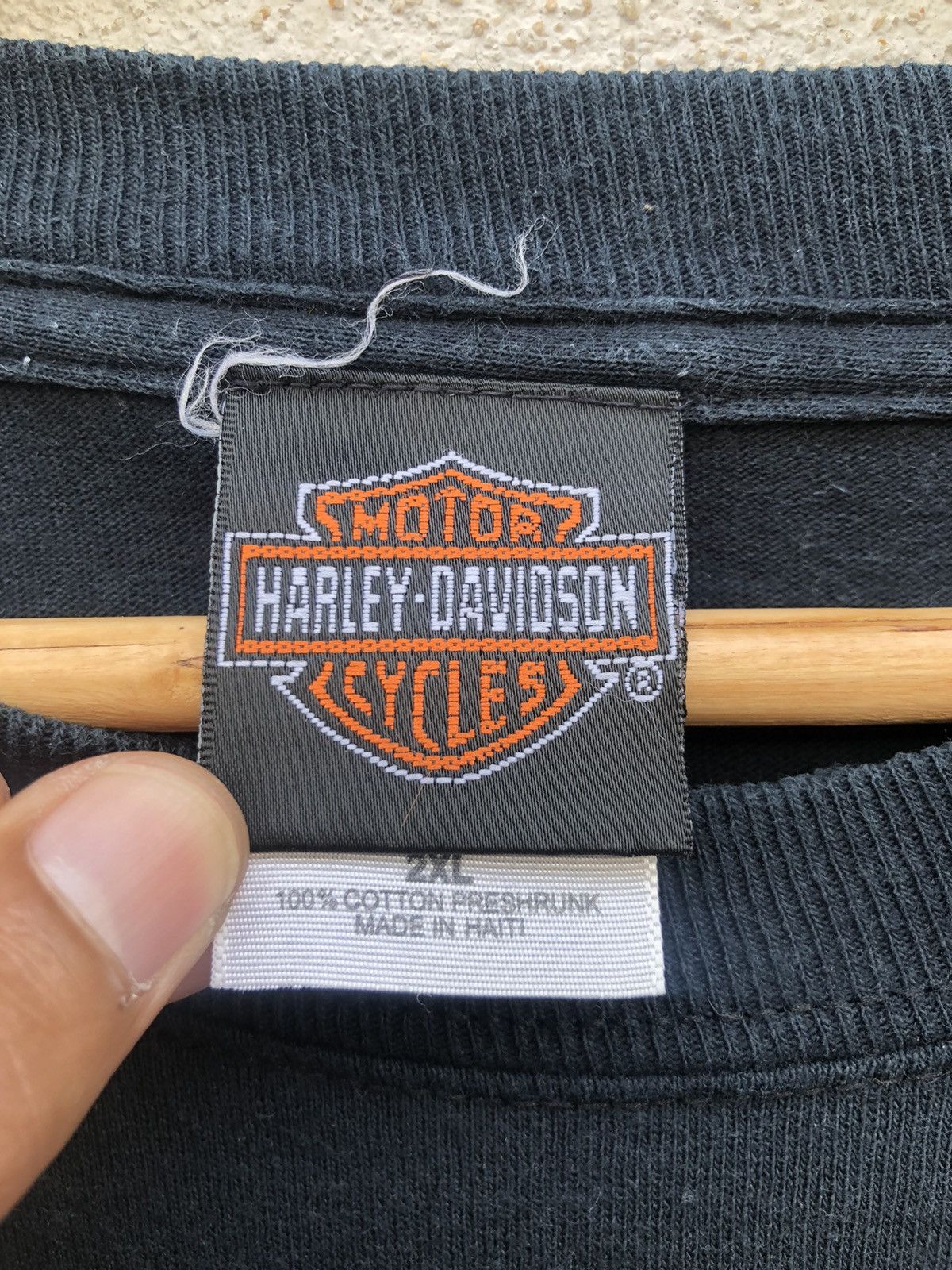 Harley Davidson × Vintage 2000s‼️ Vintage Harley Davidson Flame LongSleeve Tee Size US XXL / EU 58 / 5 - 2 Thumbnail
