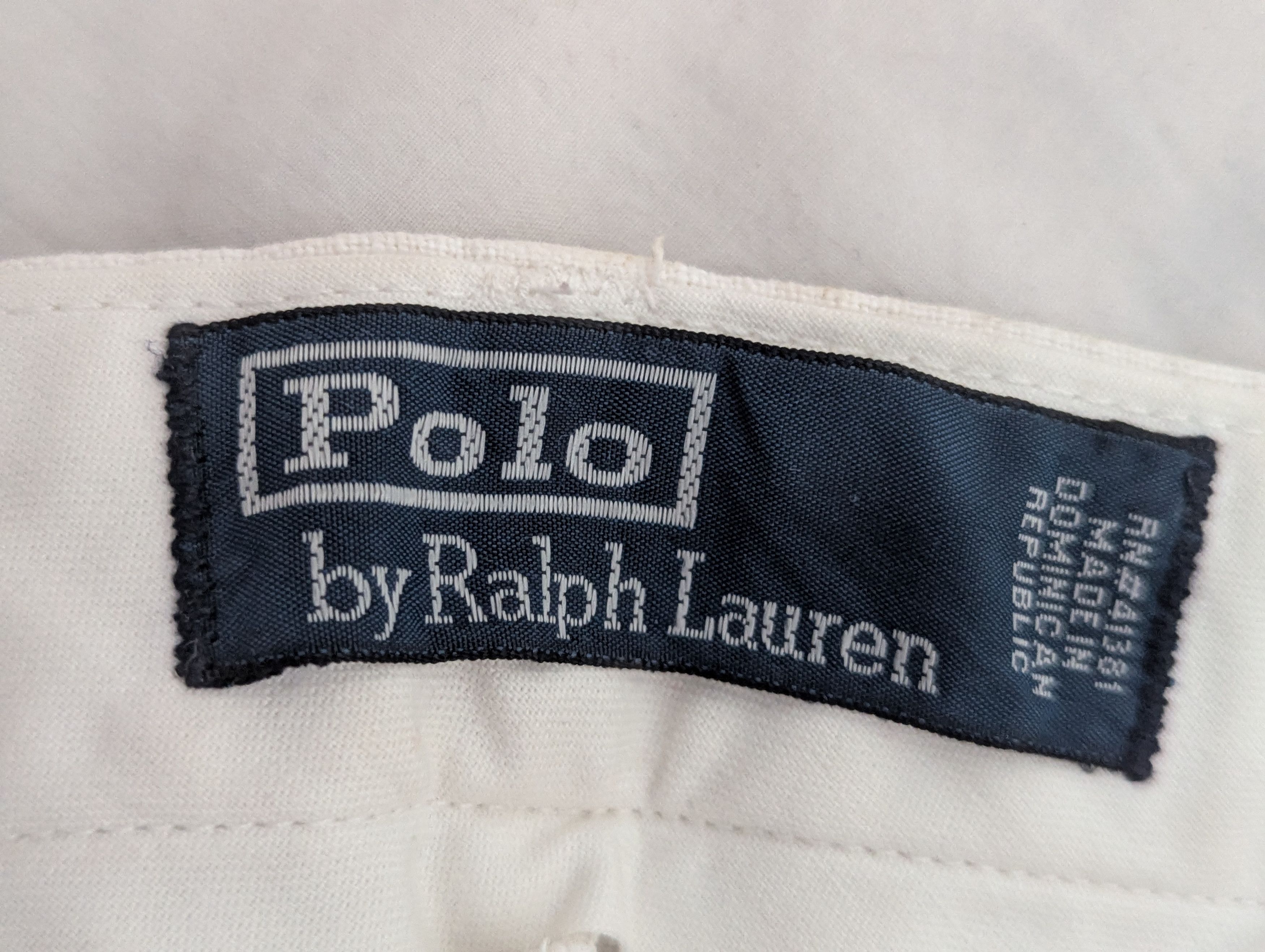 Polo Ralph Lauren Linen Short White Pant Size US 35 - 5 Thumbnail
