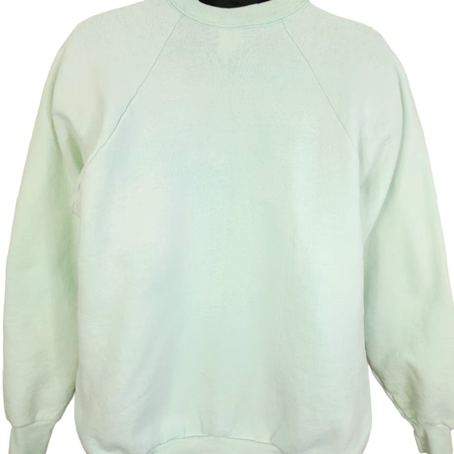 Fruit Of The Loom VINTAGE International Cities Sweatshirt Mens Size Large Green 90s Made In USA Size US L / EU 52-54 / 3 - 5 Thumbnail