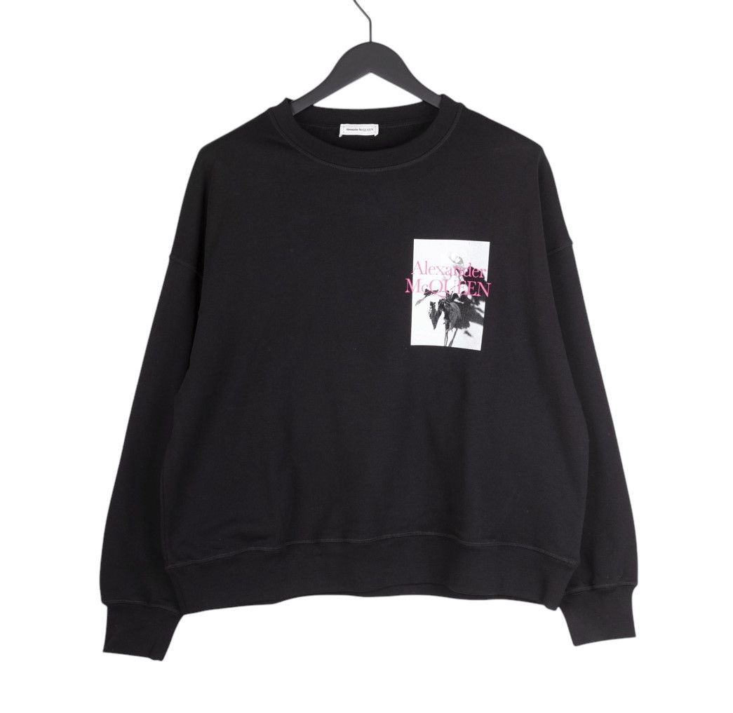 Alexander McQueen Original Alexander McQueen Rose Print Women Jumper M/L B133 Size M / US 6-8 / IT 42-44 - 2 Thumbnail