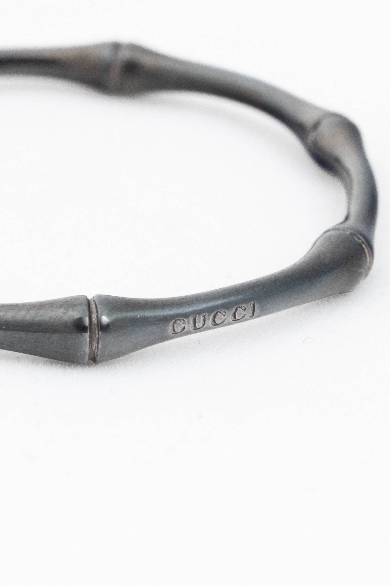 Gucci Gucci Sterling Silver Bamboo Hoop Earrings Size ONE SIZE - 4 Thumbnail